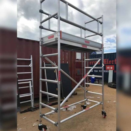 Ms Rolling Scaffold SS Scaffold Tower 42mm 4 Wheel Industrial Use Manufacturers, Suppliers, Exporters in Sikkim